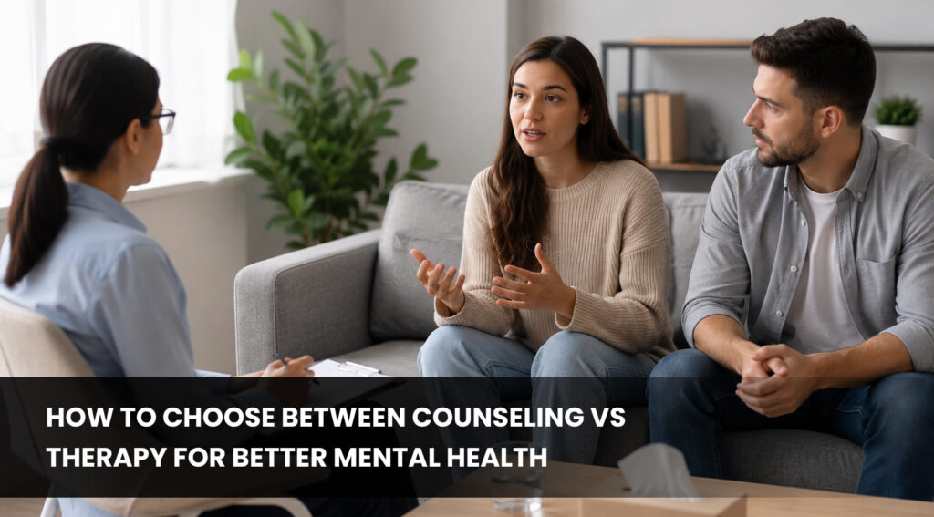 Counseling vs Therapy